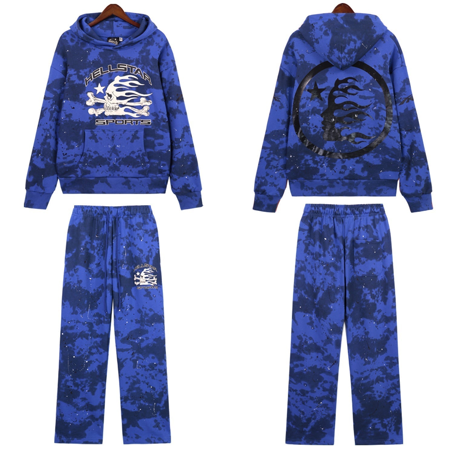 Hellstar Studios New Hoodie and Pants Set