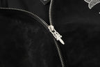 Chrome Hearts Horseshoe Cross Jacket - Black Street Embroidered Coat 8800